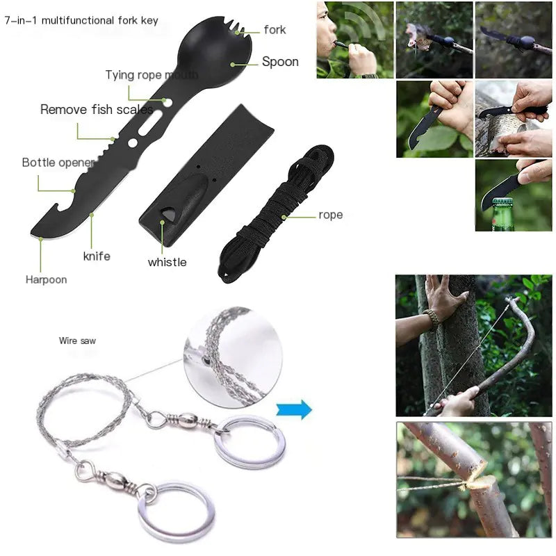Outdoor Survival and First Aid Gear